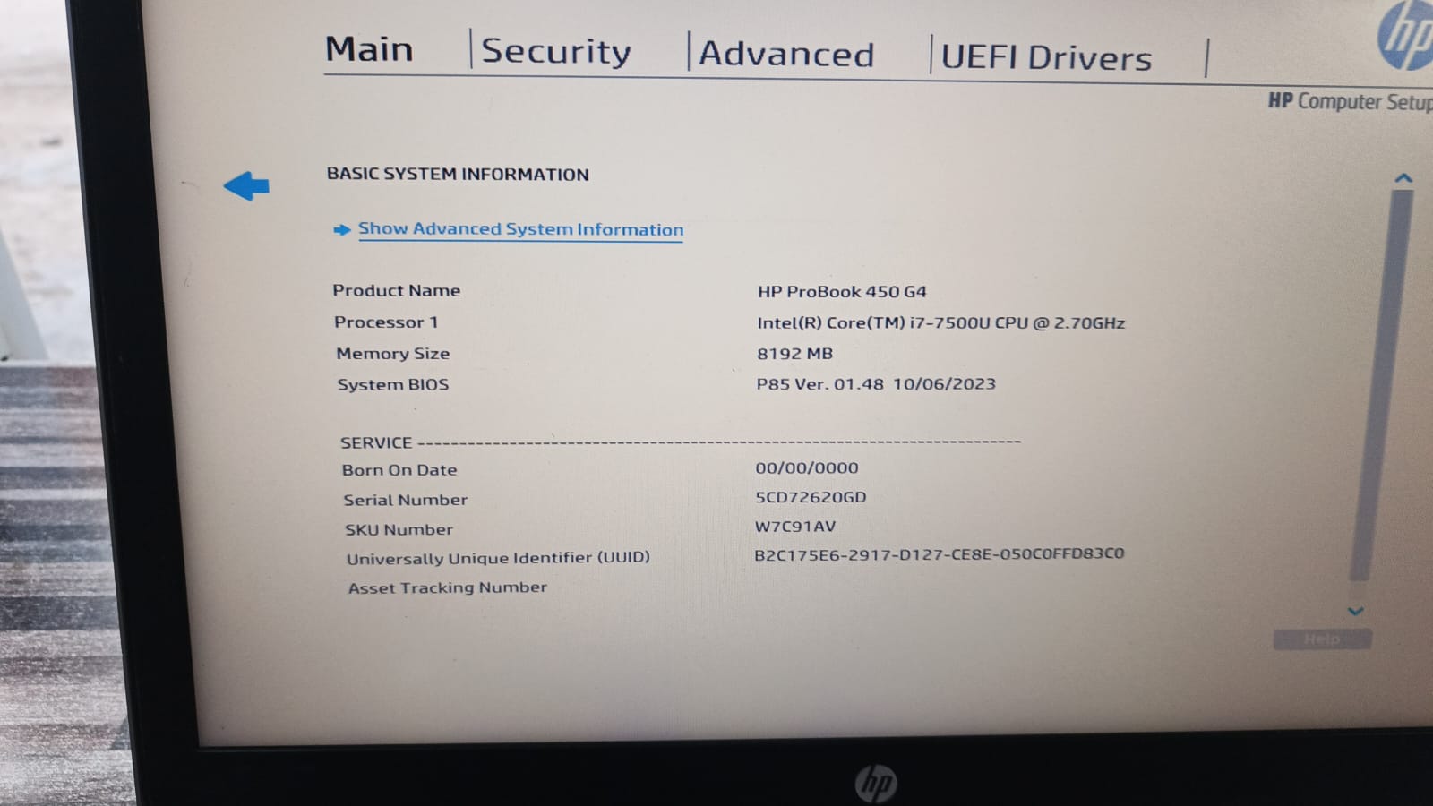 HP Pro Book 450 G4 - Image 2